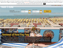 Tablet Screenshot of hotelpingpongostia.com
